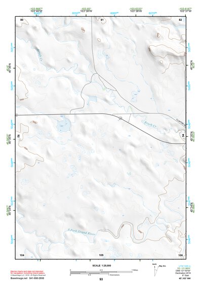45103NW Page 93 Camp Crook Topo Preview 1