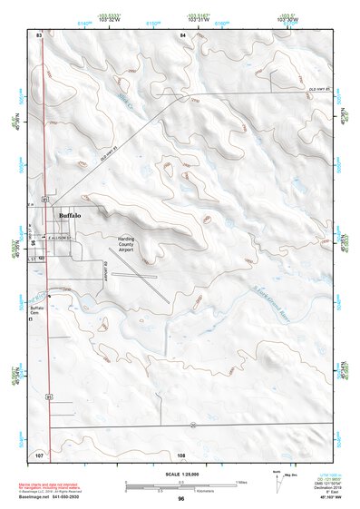 45103NW Page 96 Camp Crook Topo Preview 1