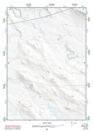 45103NW Page 98 Camp Crook Topo Preview 1