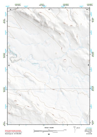 45103NW Page 99 Camp Crook Topo Preview 1