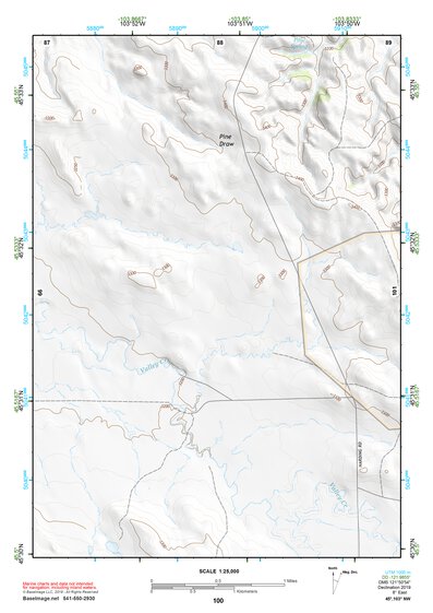 45103NW Page 100 Camp Crook Topo Preview 1