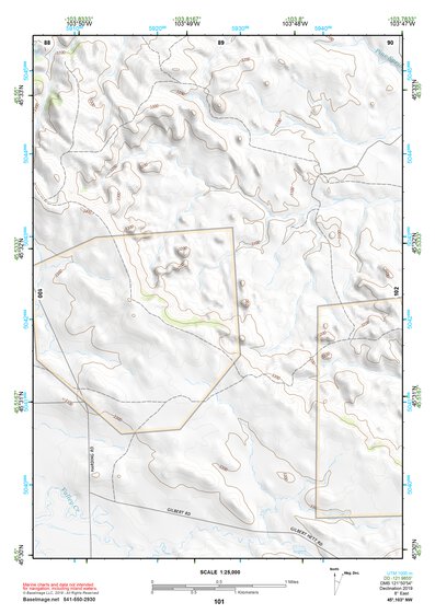 45103NW Page 101 Camp Crook Topo Preview 1