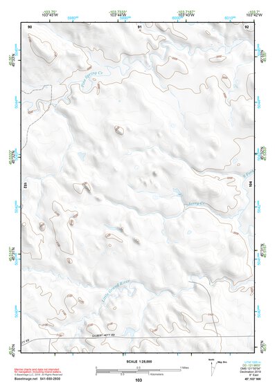 45103NW Page 103 Camp Crook Topo Preview 1