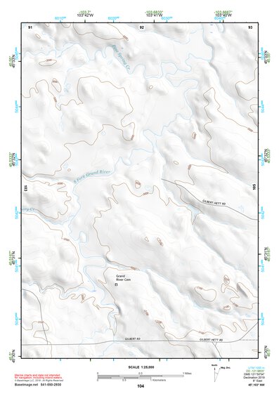 45103NW Page 104 Camp Crook Topo Preview 1