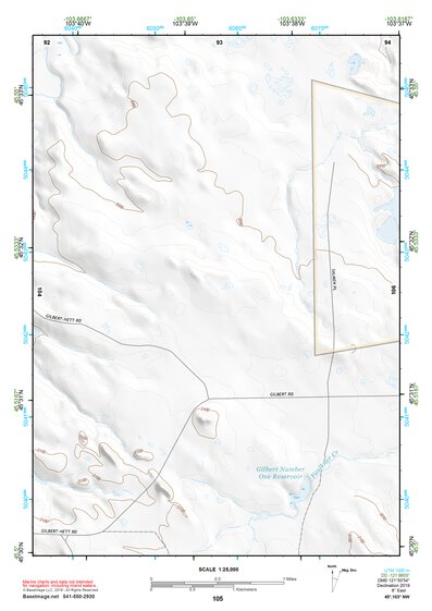 45103NW Page 105 Camp Crook Topo Preview 1