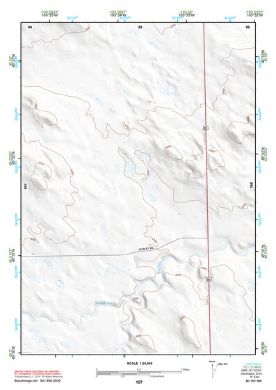 45103NW Page 107 Camp Crook Topo Preview 1