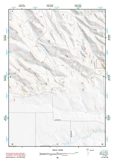 45104NW Page 19 Ekalaka Topo Preview 1