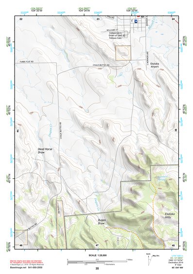 45104NW Page 35 Ekalaka Topo Preview 1