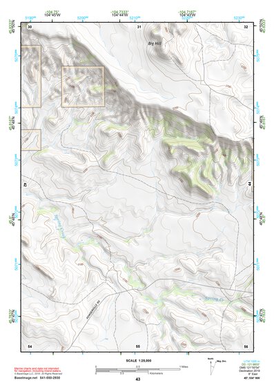 45104NW Page 43 Ekalaka Topo Preview 1