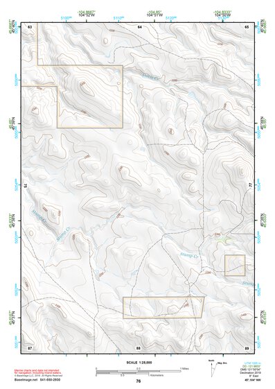 45104NW Page 76 Ekalaka Topo Preview 1