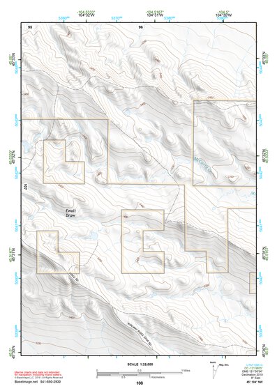 45104NW Page 108 Ekalaka Topo Preview 1