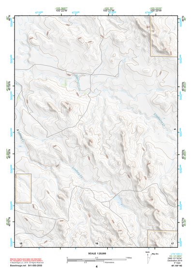 45105NE Page 4 Powderville Topo Preview 1