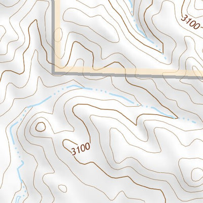 45105NE Page 29 Powderville Topo Preview 2