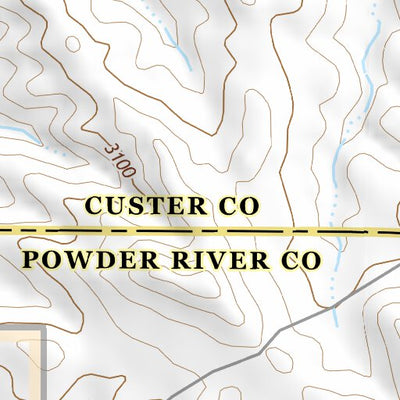 45105NE Page 39 Powderville Topo Preview 3