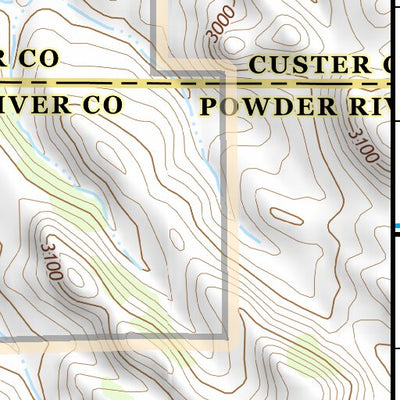 45105NE Page 48 Powderville Topo Preview 3