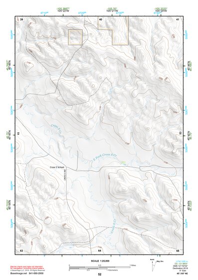 45105NE Page 52 Powderville Topo Preview 1