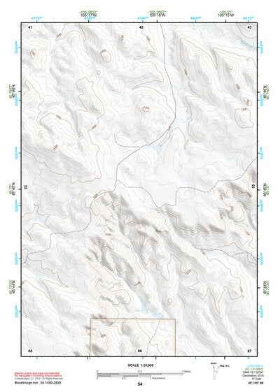 45105NE Page 54 Powderville Topo Preview 1