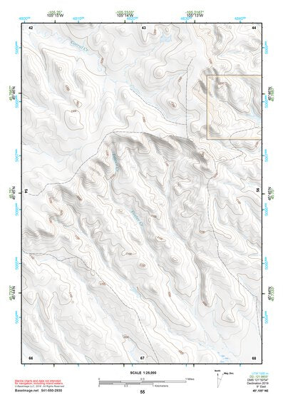 45105NE Page 55 Powderville Topo Preview 1