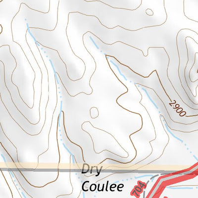 45105NE Page 57 Powderville Topo Preview 3