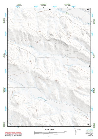 45105NE Page 61 Powderville Topo Preview 1