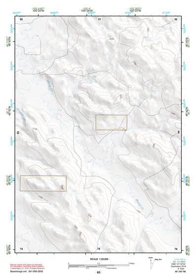 45105NE Page 63 Powderville Topo Preview 1
