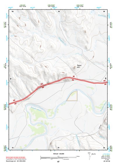 45105NE Page 67 Powderville Topo Preview 1