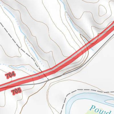 45105NE Page 67 Powderville Topo Preview 3