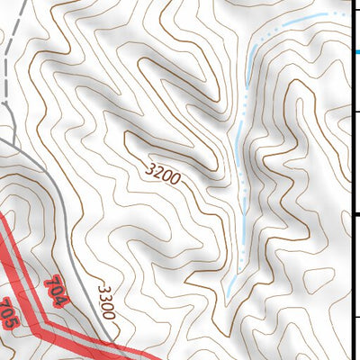 45105NE Page 76 Powderville Topo Preview 3