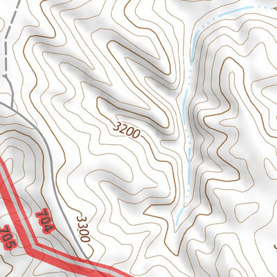 45105NE Page 77 Powderville Topo Preview 3