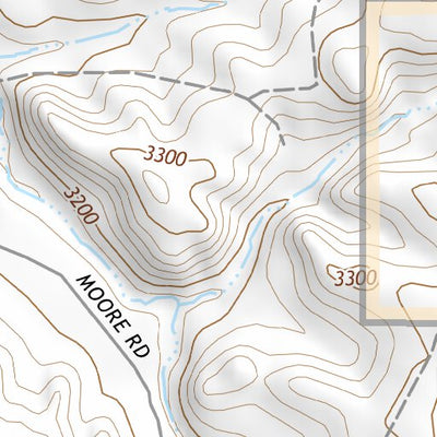 45105NE Page 105 Powderville Topo Preview 3