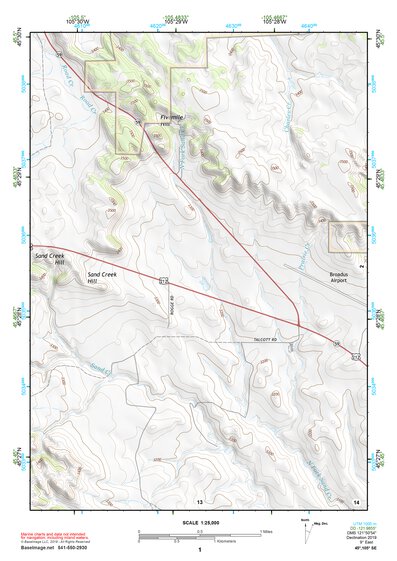 45105SE Page 1 Broadus Topo Preview 1