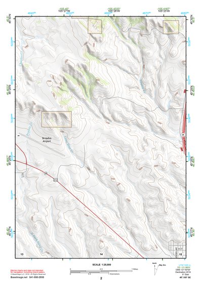 45105SE Page 2 Broadus Topo Preview 1
