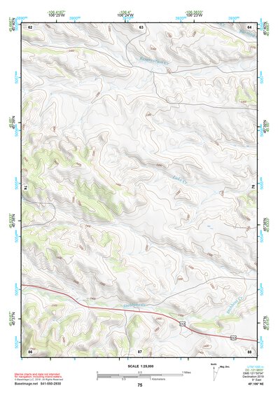 45106NE Page 75 Lame Deer Topo Preview 1