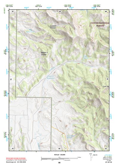 45106NE Page 80 Lame Deer Topo Preview 1