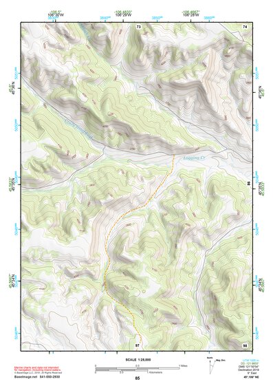 45106NE Page 85 Lame Deer Topo Preview 1