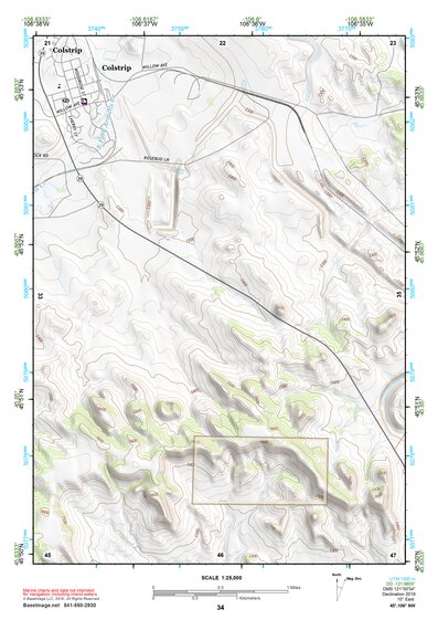45106NW Page 34 Lame Deer Topo Preview 1