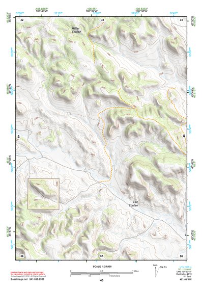 45106NW Page 45 Lame Deer Topo Preview 1