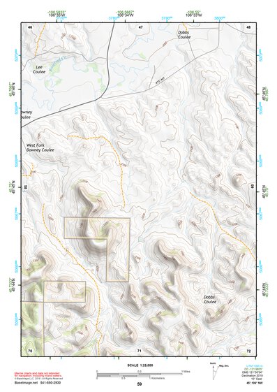 45106NW Page 59 Lame Deer Topo Preview 1