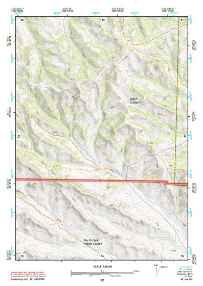 45106NW Page 62 Lame Deer Topo Preview 1
