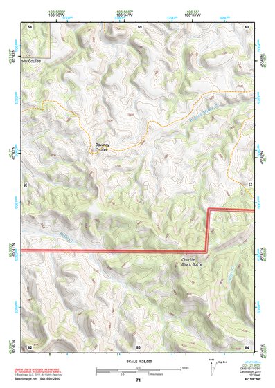 45106NW Page 71 Lame Deer Topo Preview 1