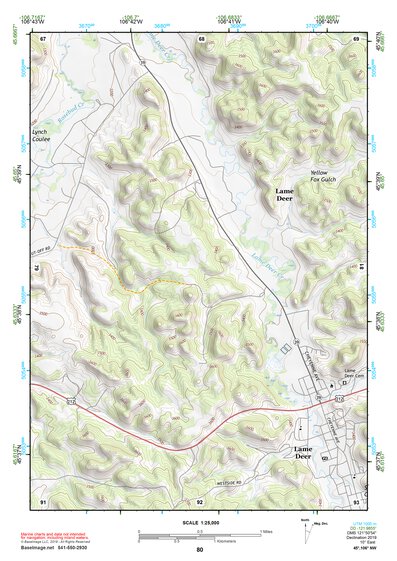45106NW Page 80 Lame Deer Topo Preview 1