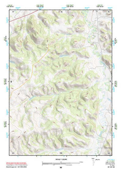 45106NW Page 90 Lame Deer Topo Preview 1
