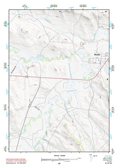 45106NW Page 97 Lame Deer Topo Preview 1