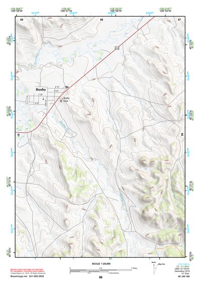 45106NW Page 98 Lame Deer Topo Preview 1
