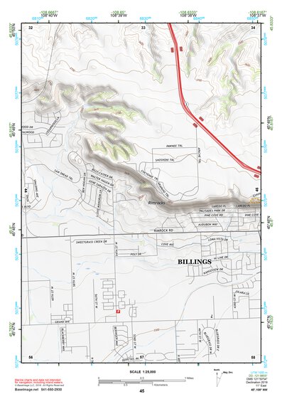 45108NW Page 45 Billings Topo Preview 1