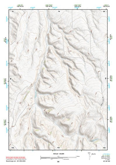 45108NW Page 91 Billings Topo Preview 1