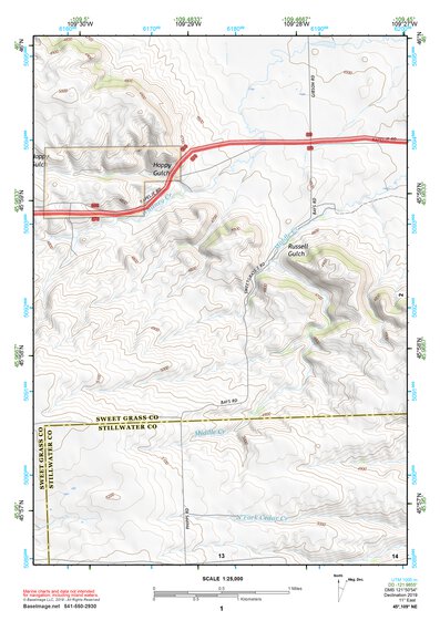 45109NE Page 1 Big Timber Topo Preview 1