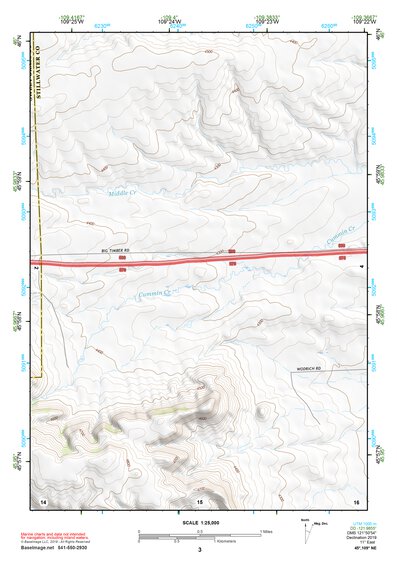 45109NE Page 3 Big Timber Topo Preview 1