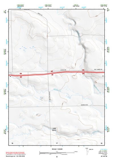 45109NE Page 5 Big Timber Topo Preview 1