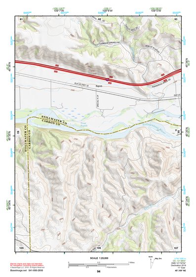 45109NE Page 94 Big Timber Topo Preview 1